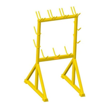 Machining & Welding By Olsen M&W Single Frame 72 X 38", Yellow - 500 Lb. Capacity 23568